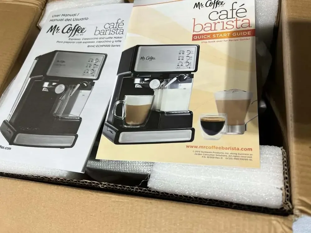 Mr. Coffee Café Barista Espresso, Cappuccino, and Latte Maker (BVMC-ECMP1000 Ser
